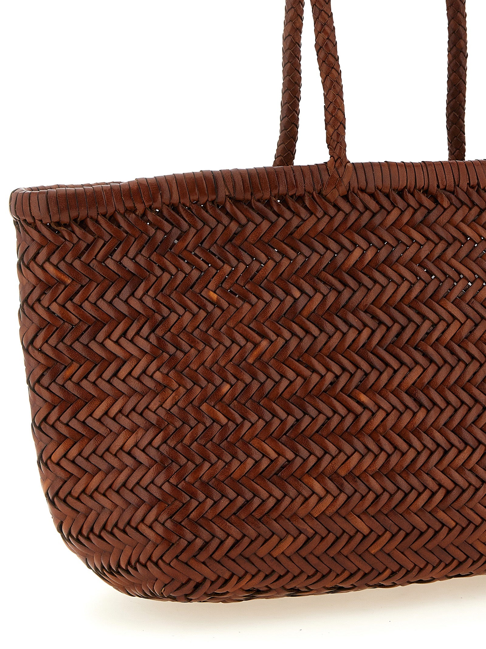 Dragon Diffusion Brown Bamboo Triple Jump Shoulder Bag