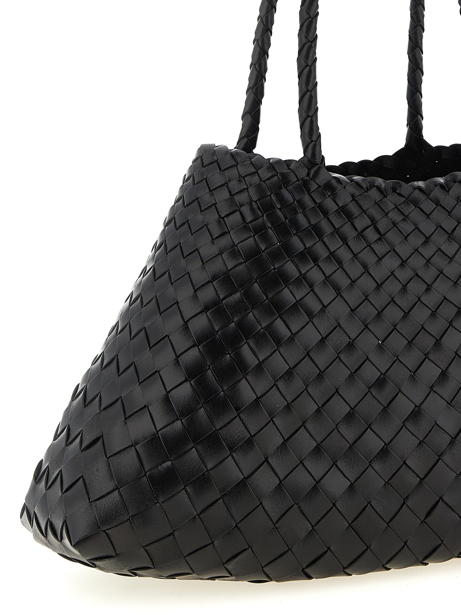 Dragon Diffusion Black Santa Croce Shoulder Bag