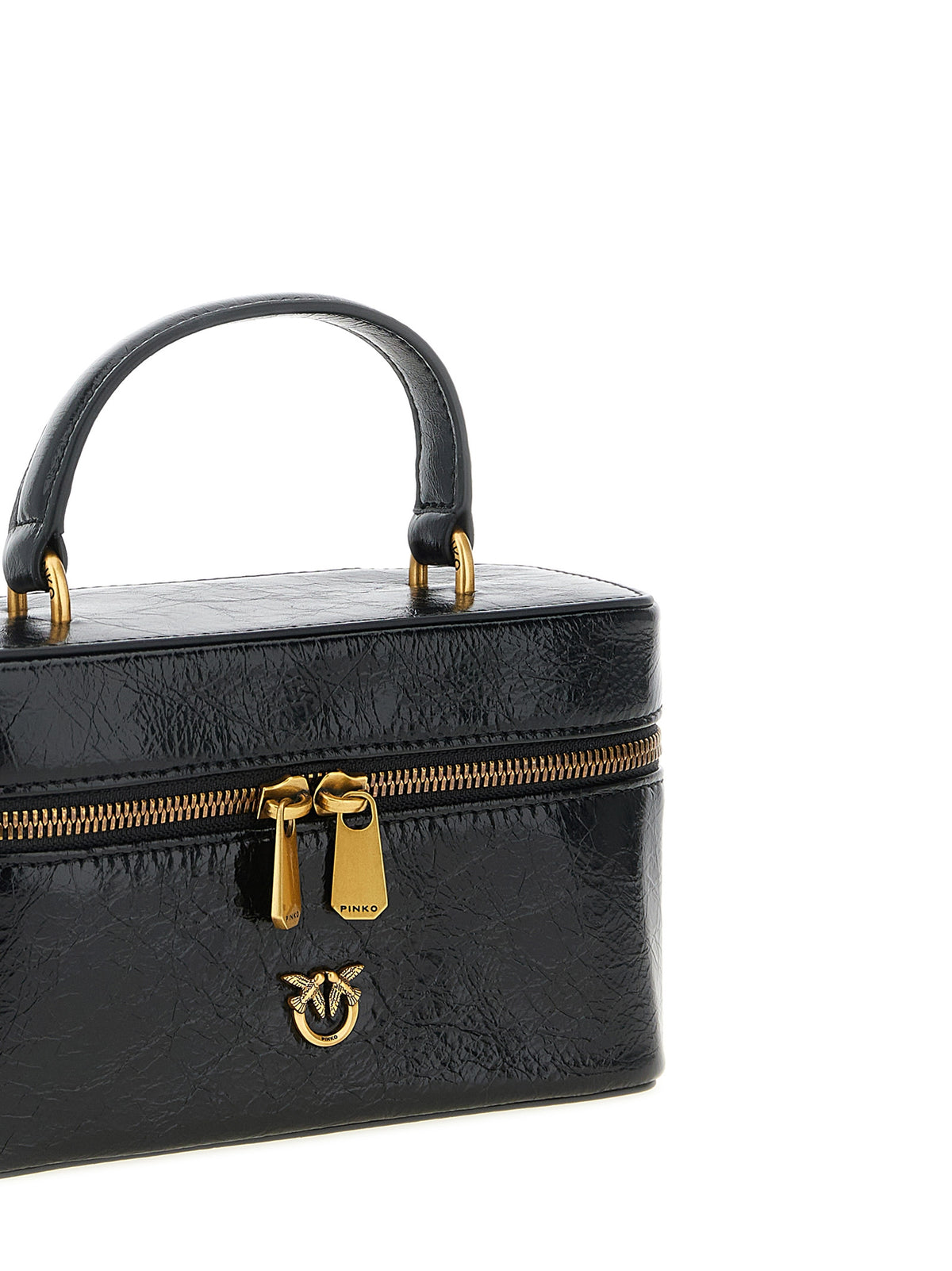 PINKO Black Vanity Soft Crossbody Bag