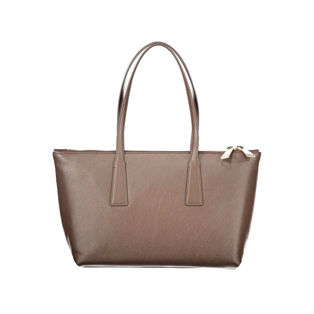 Furla Brown Olivia M Tote Bag