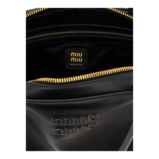 Miu Miu Beau Bolso de Hombro Negro