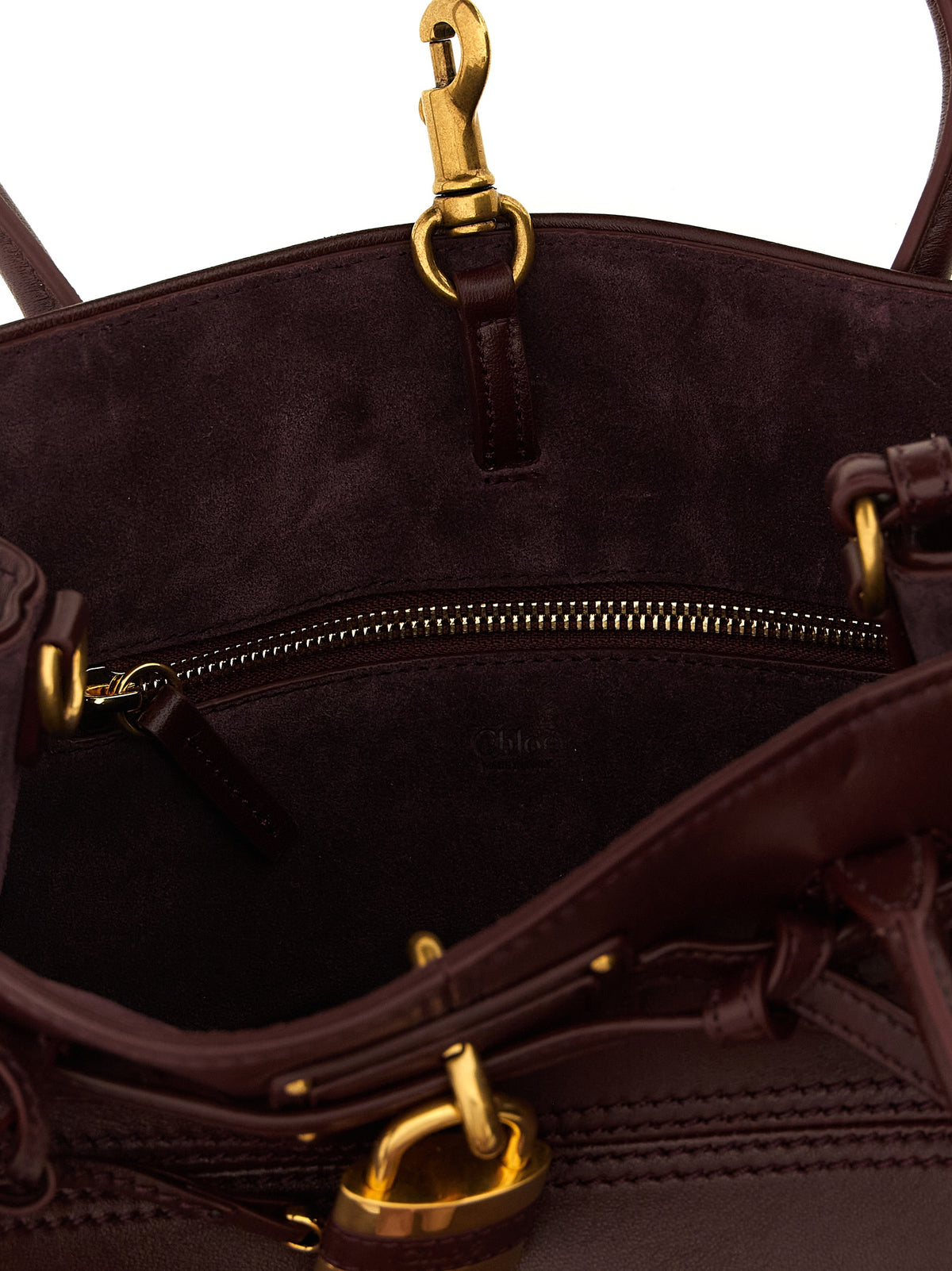 Chloé Bordeaux Paddington Sling Shoulder Bag