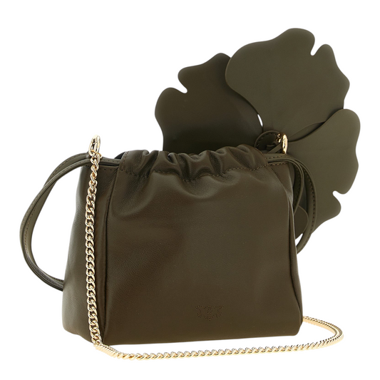 PINKO Flower Clutch Verde