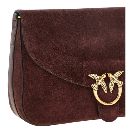 PINKO Love Satchel Bolso Bandolera Rojo