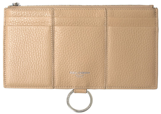 Dolce Gabbana Beige Leather Shoulder Bag - XT & Co