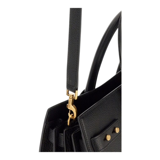 Saint Laurent Sac De Jour Small Bolso de Mano Negro Piel