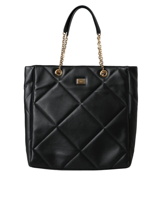 Dolce Gabbana Black Jungle Shopper Tote Ba - XT & Co