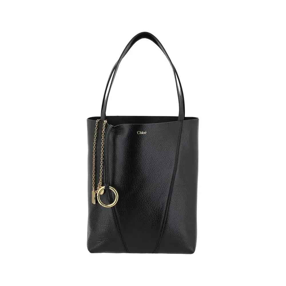 Chloé Leather Spin Shoulder Bag