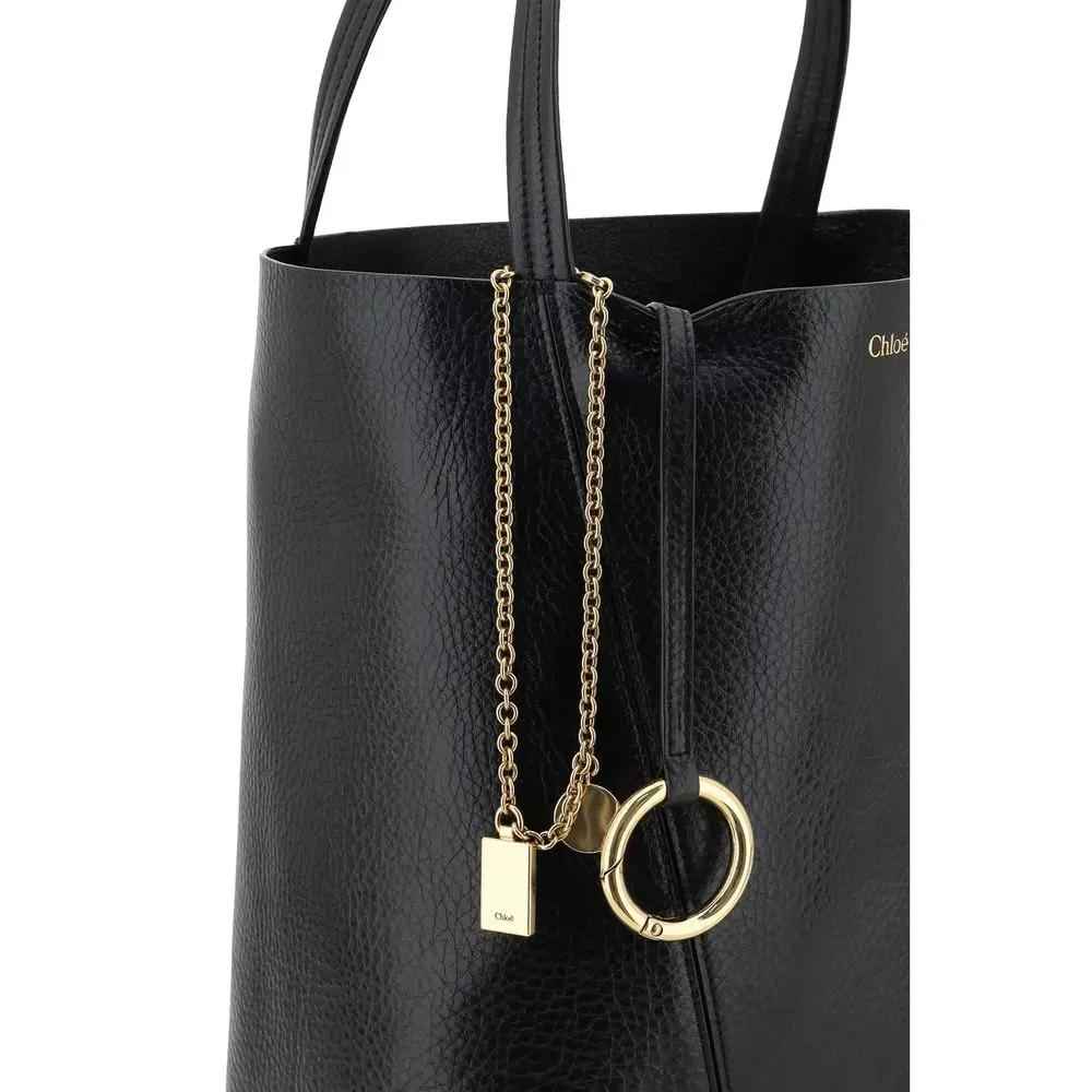Chloé Leather Spin Shoulder Bag