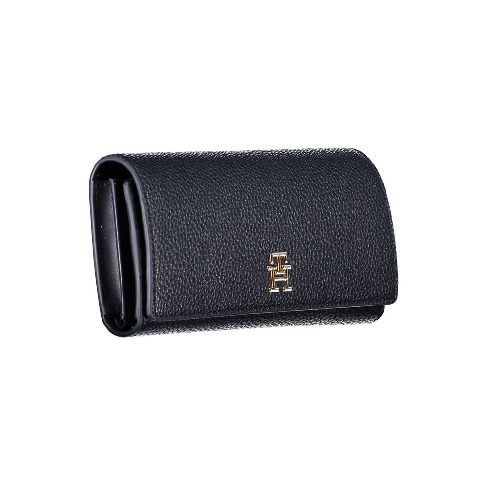 Tommy Hilfiger Black Calfskin Leather Wallet - XT & Co
