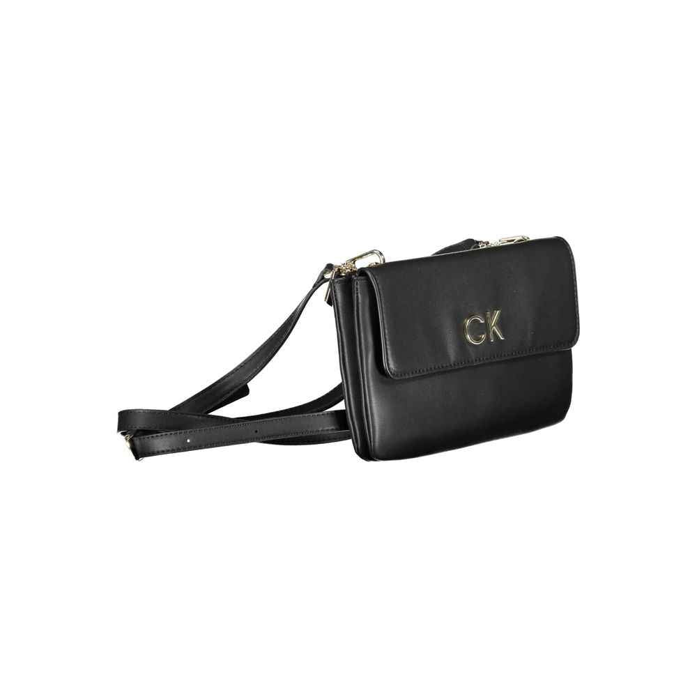 Calvin Klein Black Recycled Polyester Shoulder Bag - XT & Co