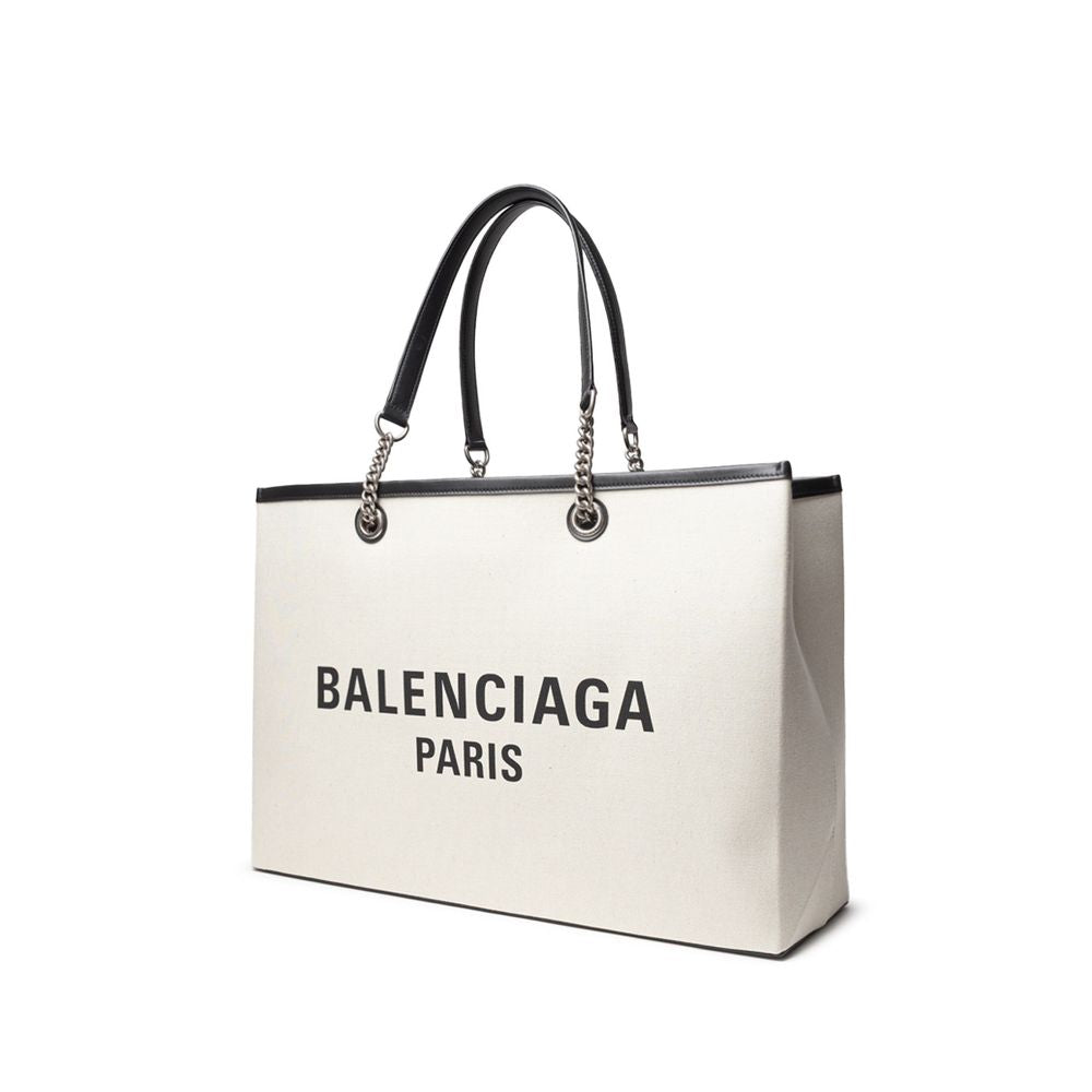 Balenciaga Cotton Tote Bag Gray