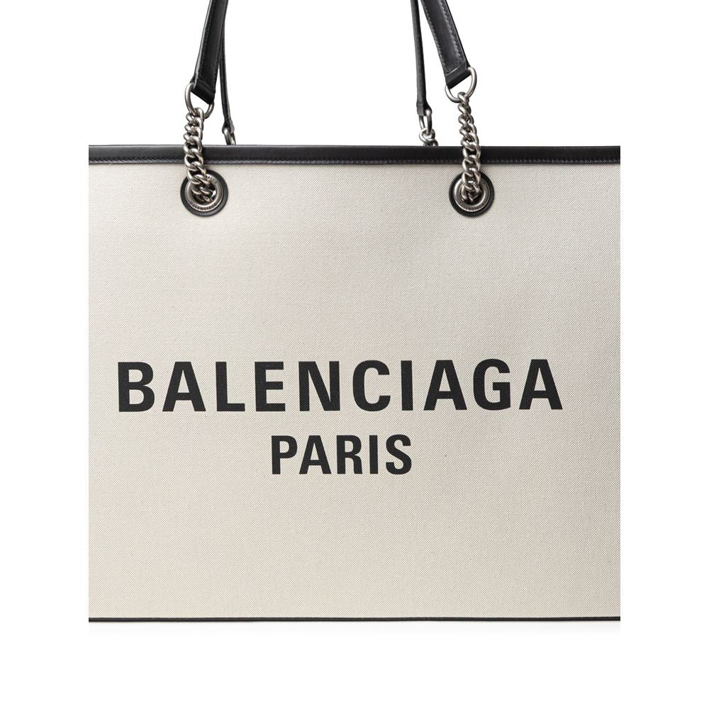 Balenciaga Cotton Tote Bag Gray