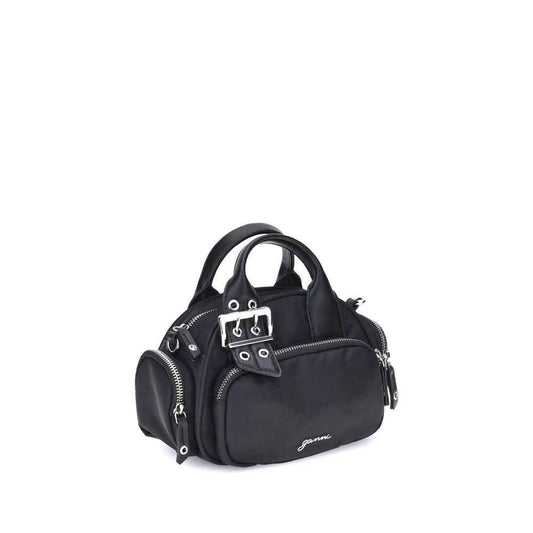 Ganni Black Nylon Shoulder Bag by Ganni