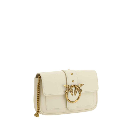 Pinko Calfskin Love One Shoulder Bag - XT & Co