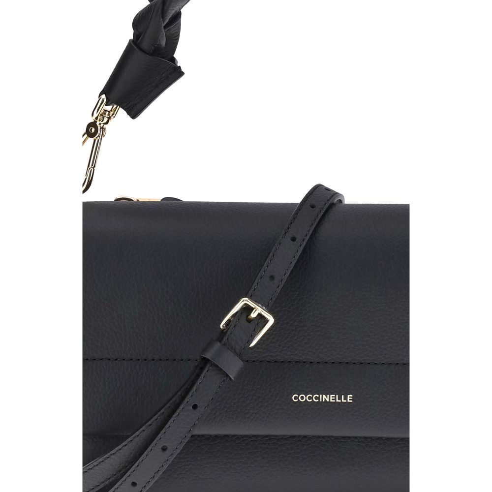 Coccinelle Rich Black Boheme Shoulder Bag - XT & Co