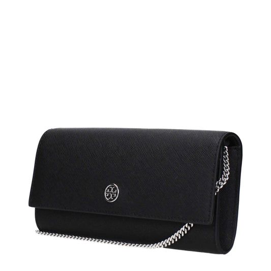 Tory Burch Black Leather Clutch - XT & Co