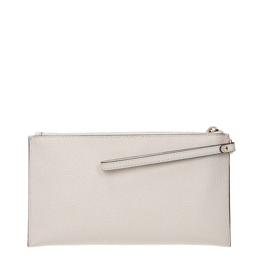 Michael Kors Beige Calfskin Evening Clutch Bag - XT & Co