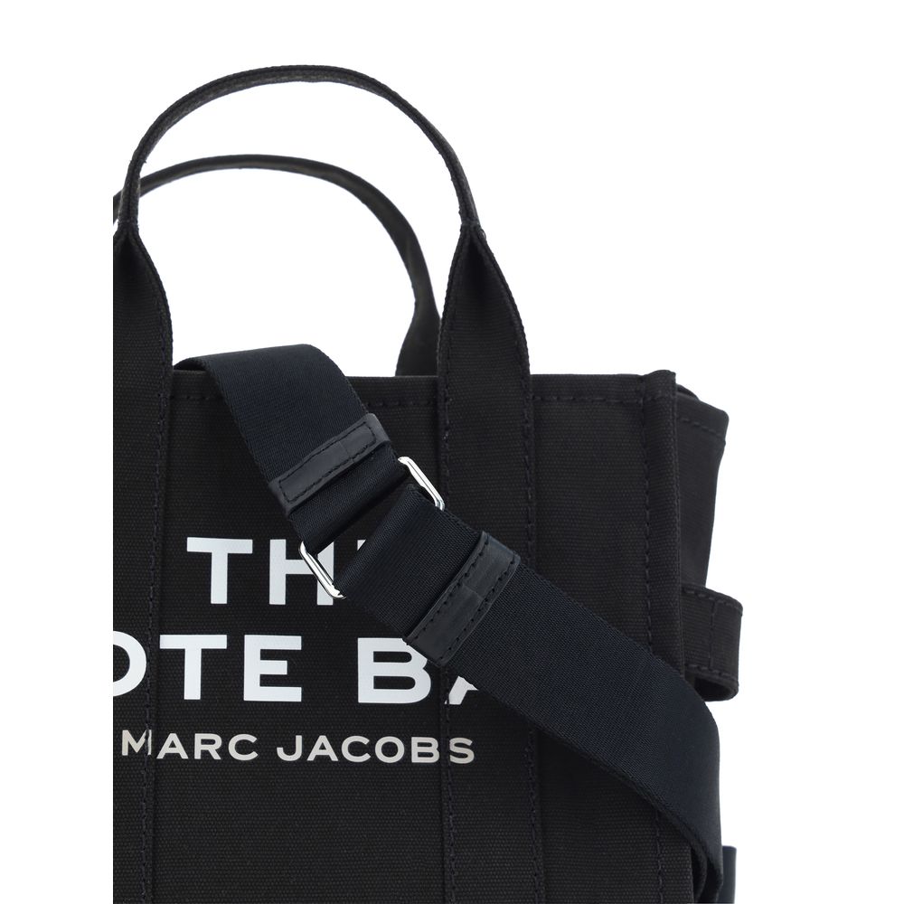 Marc Jacobs Black Cotton Compact Tote Bag - XT & Co