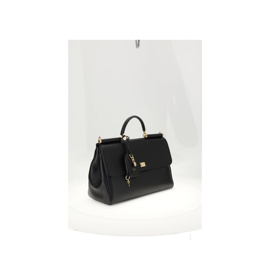 Dolce Gabbana Black Shoulder Bag Calf Leather - XT & Co