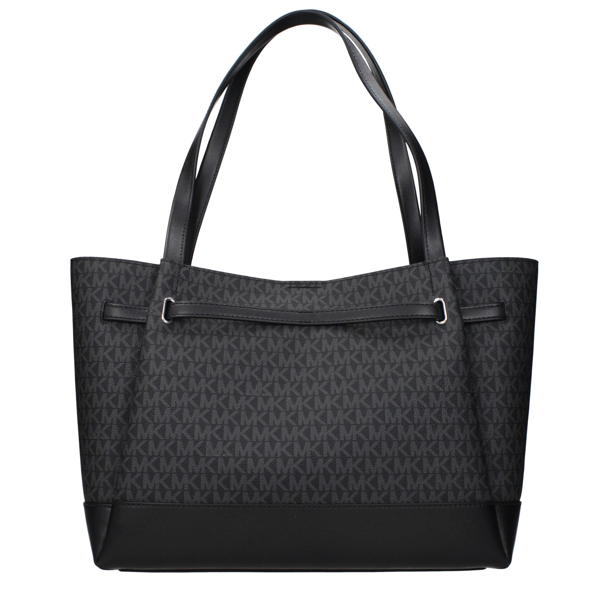 Michael Kors Black Reed Tote Bag