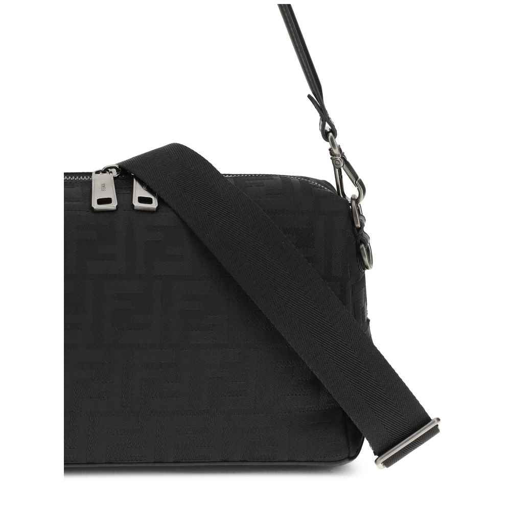 Fendi Black Nylon Shoulder Bag