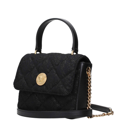 Versace Black Fabric Shoulder Bag - XT & Co