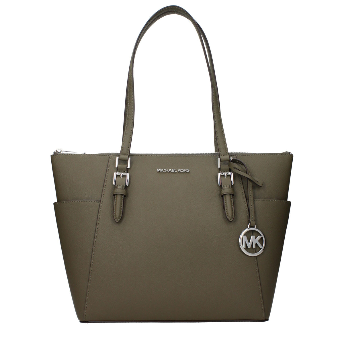 Michael Kors Green Charlotte Tote Bag