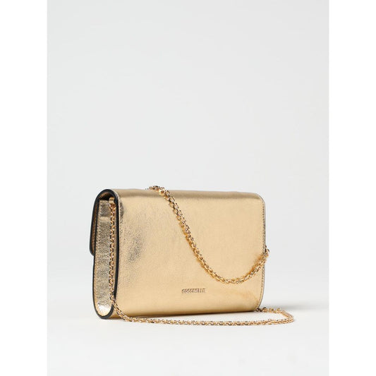 Coccinelle Gold Leather Handbag - XT & Co