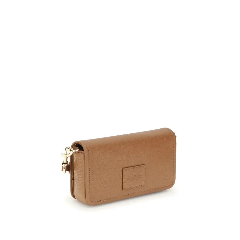Marc Jacobs The Mini Bag shoulder bag tan grained leather, front view