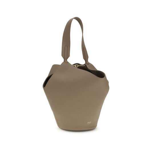 Khaite Beige-Tone Calfskin Shoulder Bag - XT & Co