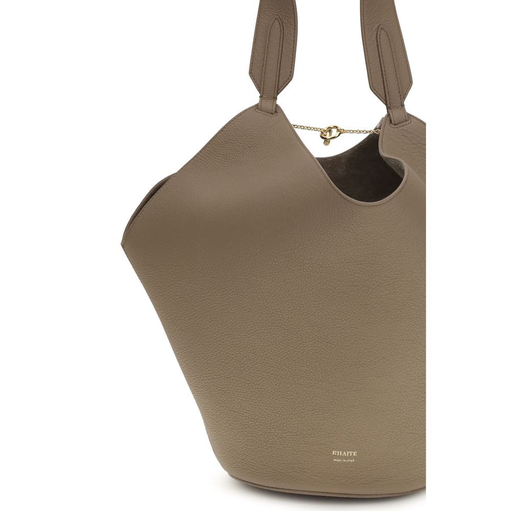 Khaite Beige-Tone Calfskin Shoulder Bag - XT & Co