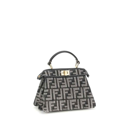 Fendi Blue Fabric Shoulder Bag by Fendi