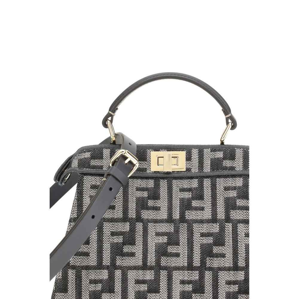 Fendi Blue Fabric Shoulder Bag by Fendi
