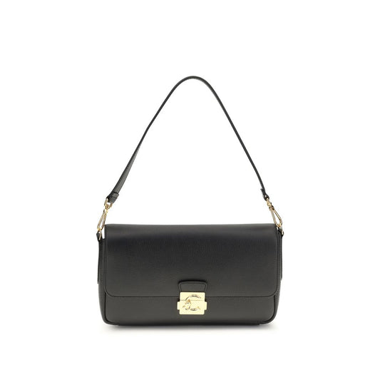 Coccinelle The C-Me Lock Shoulder Bag Black