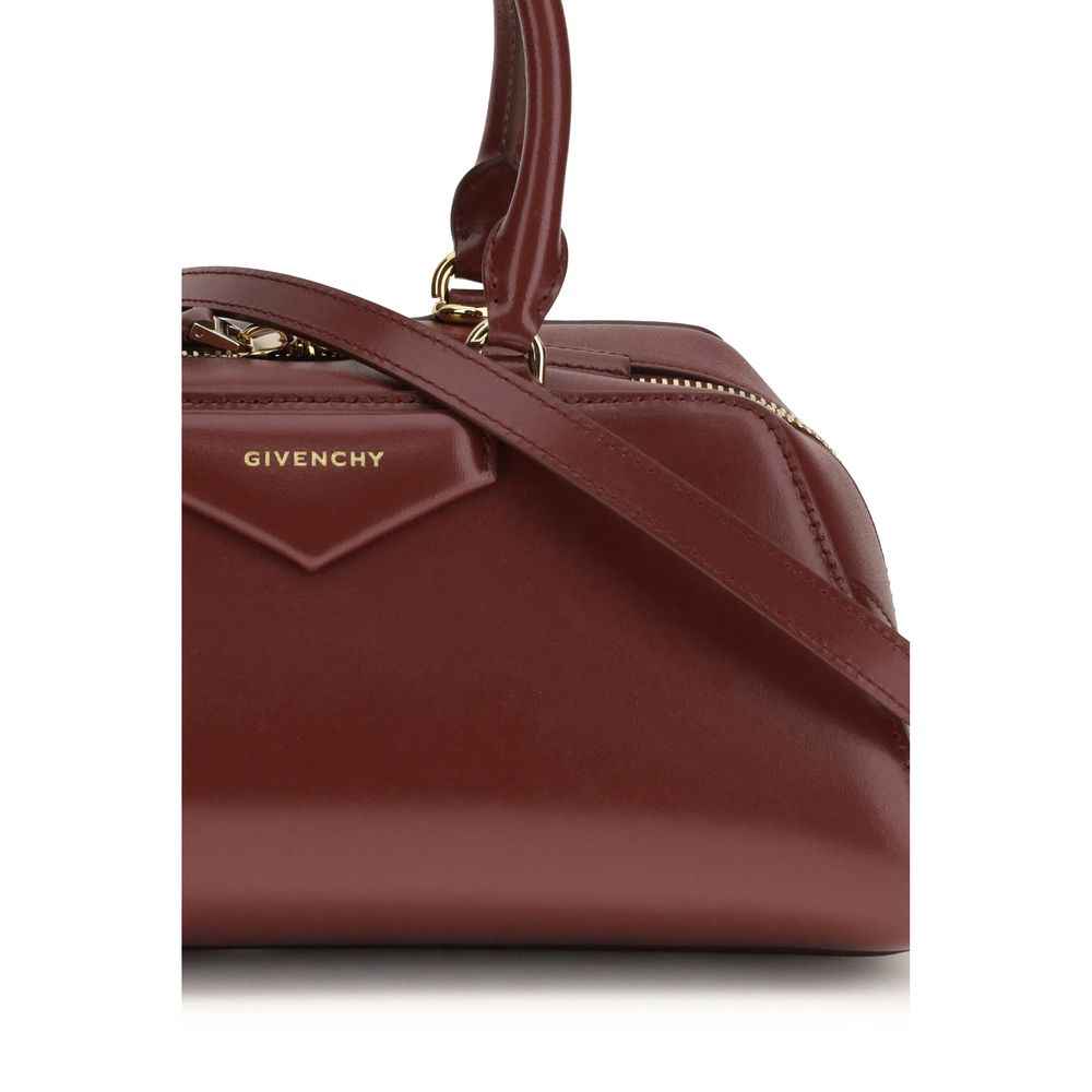 Givenchy Bordeaux Calf Leather Bos Taurus Handbag - XT & Co