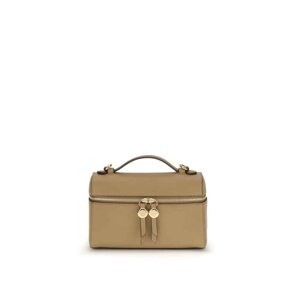Tory Burch Beige Bos Taurus Calfskin Bag