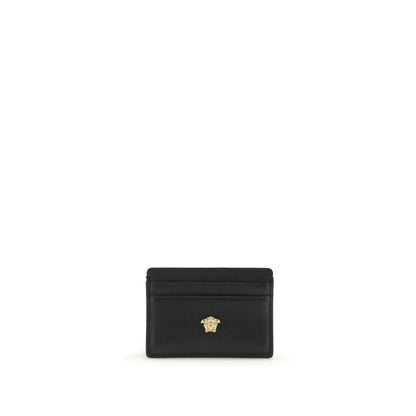 Versace Black Calf Leather Bos Taurus Wallet by Versace