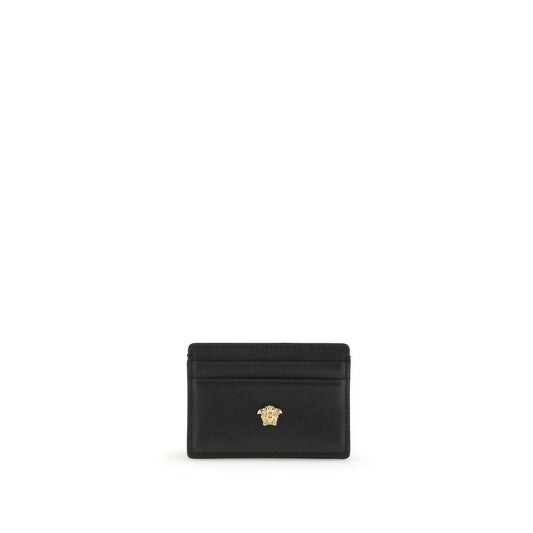 Versace Black Calf Leather Bos Taurus Wallet by Versace