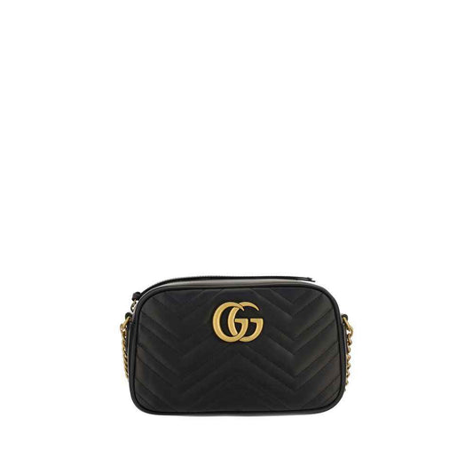 Gucci Black Calf Leather Bos Taurus Shoulder Bag - XT & Co