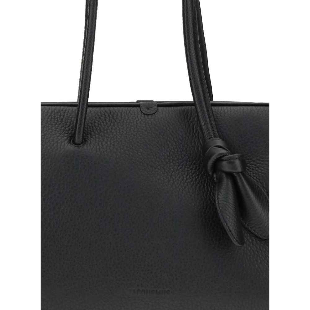 Jacquemus Black Calf Leather Bos Taurus Handbag - XT & Co