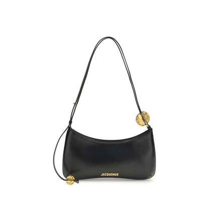 Jacquemus Black Calf Leather Bos Taurus Shoulder Bag - XT & Co