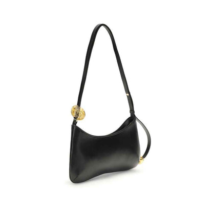 Jacquemus Black Calf Leather Bos Taurus Shoulder Bag - XT & Co