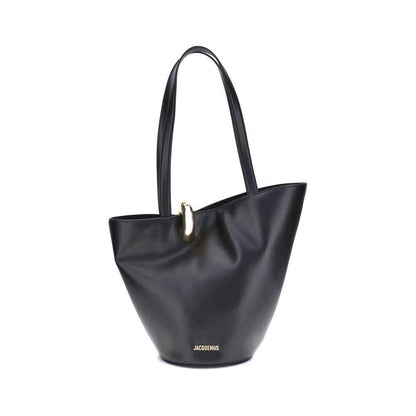 Jacquemus Black Calf Leather Bos Taurus Shoulder Bag - XT & Co