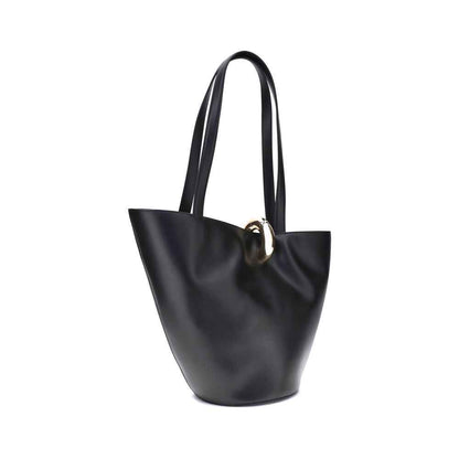 Jacquemus Black Calf Leather Bos Taurus Shoulder Bag - XT & Co