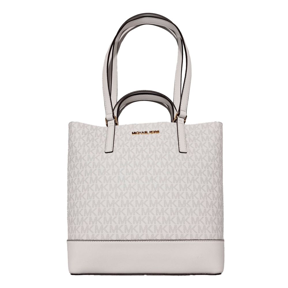 Michael Kors White Kelli Tote Bag