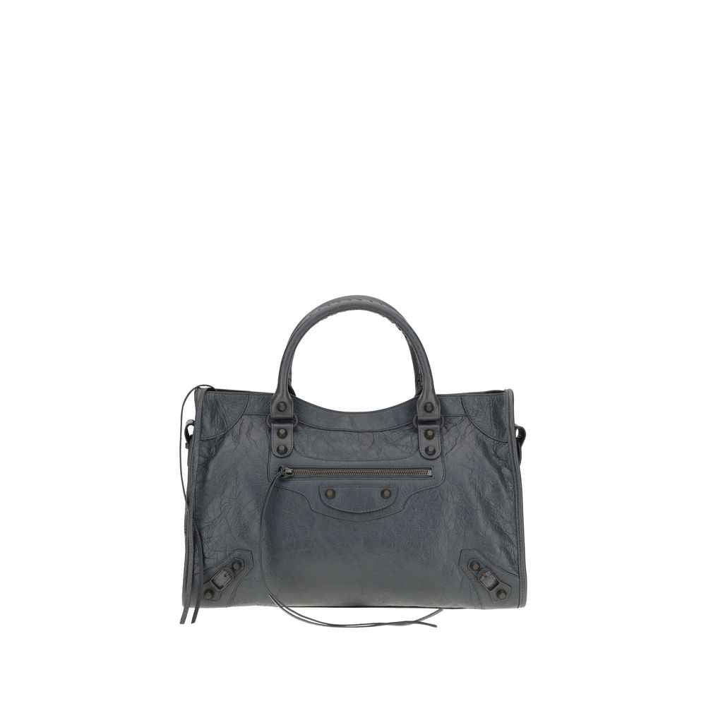 Balenciaga Gray  Le City medium Shoulder Bag