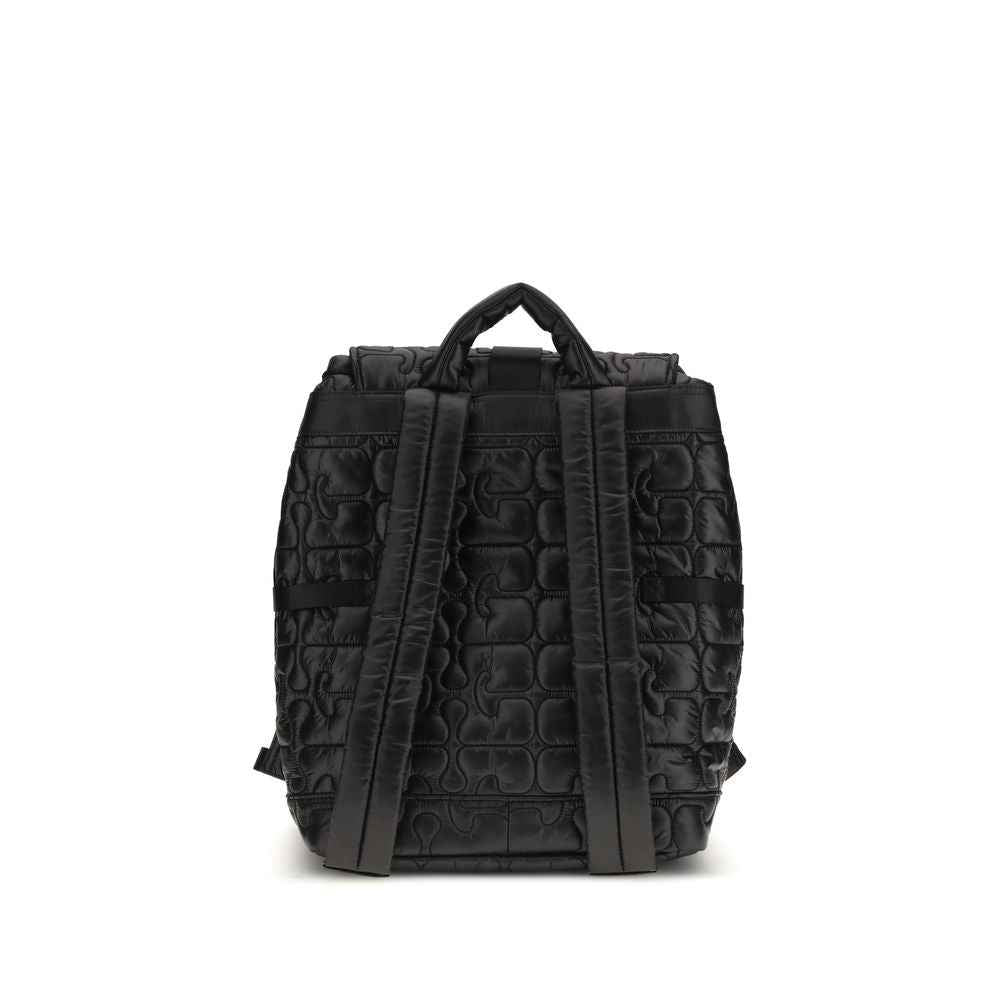 Ganni Black Recycled Polyamide Backpack