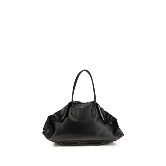Alexander McQueen Black  Manta Maxi Shoulder Bag 