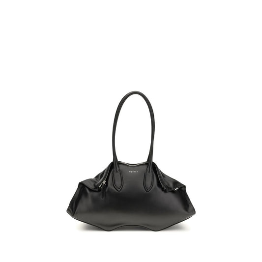 Alexander McQueen Black  Manta Shoulder Bag 